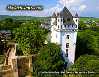 Kurfürstliche Burg Eltville - Blick vom Rhein