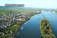Rheingau & Rhein vor Sonnenuntergang