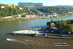 Moselle & Rhine river - Deutsches Eck